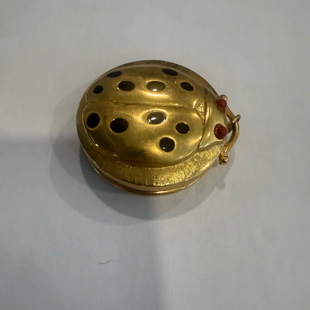 Vintage Revlon "Intimate" Solid Perfume Ladybug Compact  - Completely Unused!